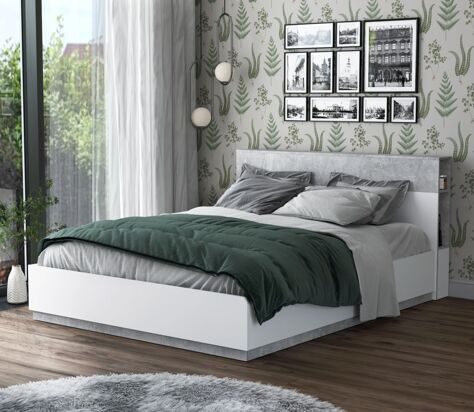 Кровать "Кварц" двуспальная с подъемным мех.